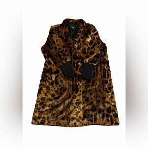Leopard Print Women's Coat